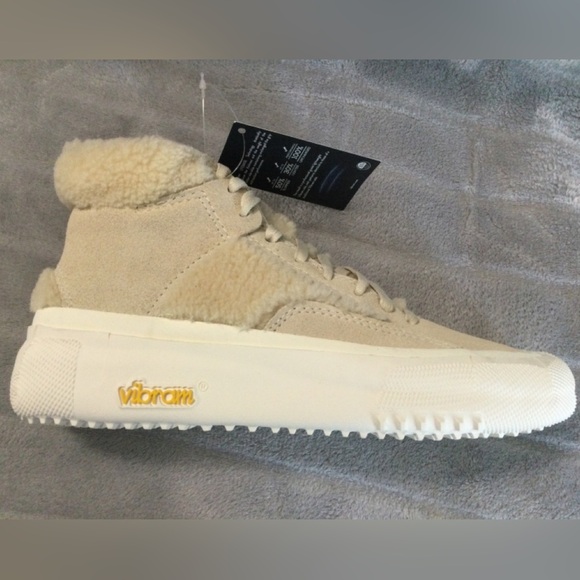 Brandblack Capo Faux Shearling Ankle Sneaker Size 6 - Picture 10 of 13
